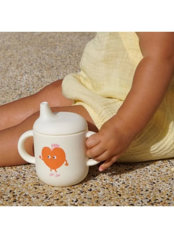 SUNNY LIFE  Sippy Cup Poppy the Peach Cream  | Best Price UAE